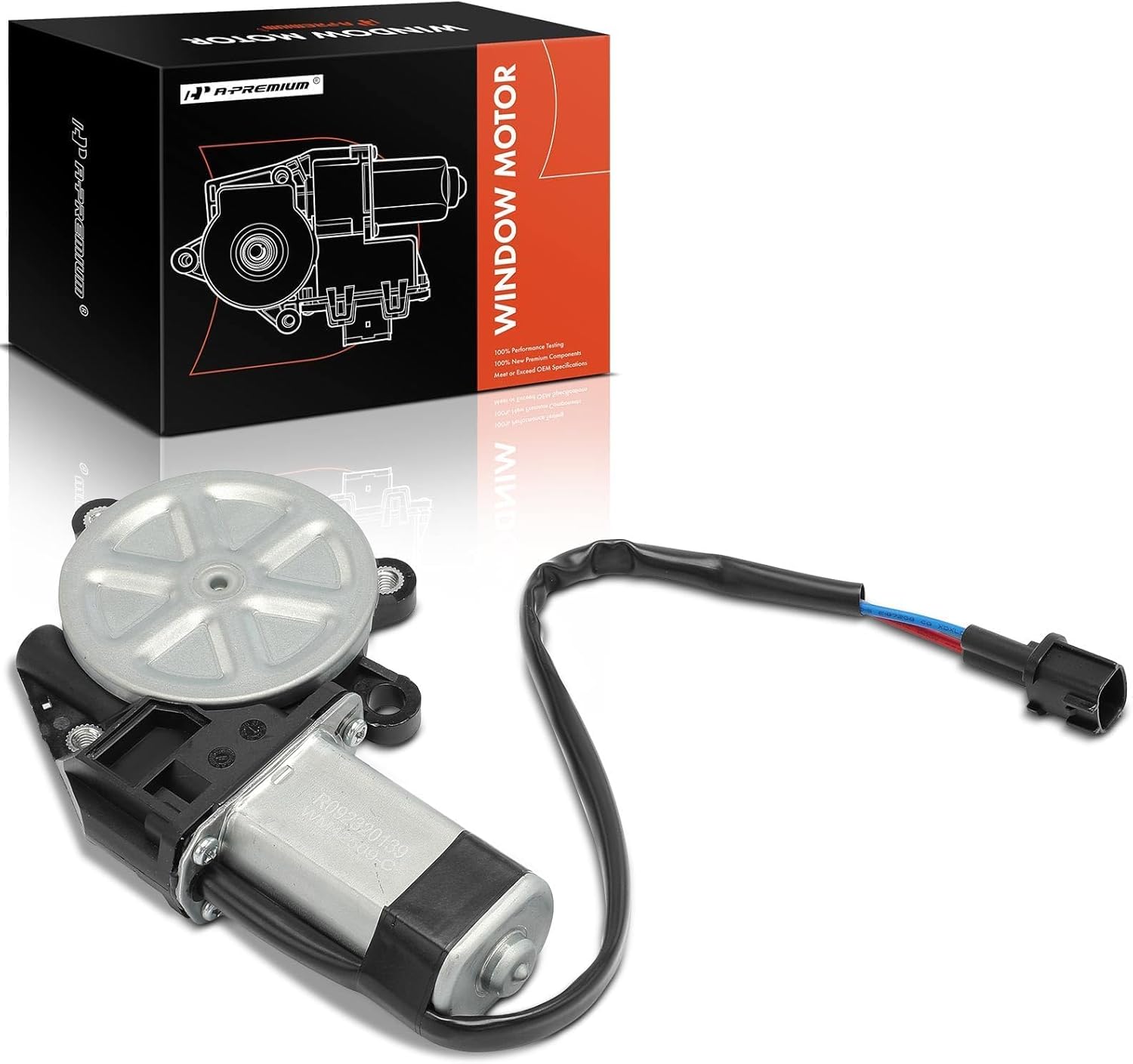 A-Premium Power Window Lift Motor (2-Pin Connector) Compatible with Nissan Frontier 2005-2019, Xterra 2000-2015, Altima 2002-2006, Murano 2003-2007, Sentra 2000-2006