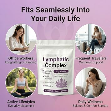 Lymphatic Complex,Lymphatic Complex,Natural Ingredients,60 Soft Capsules