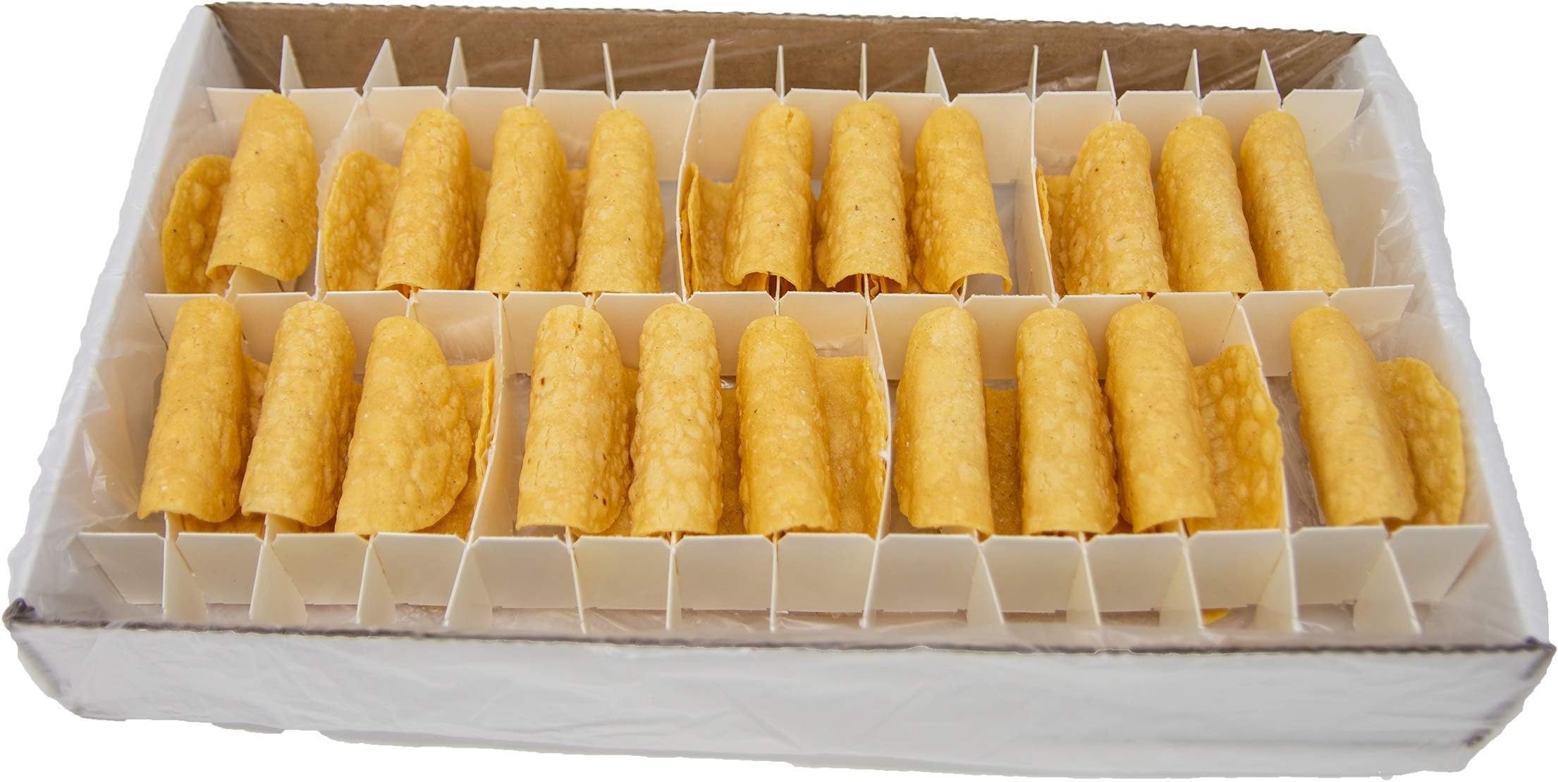 Bulk Gourmet White Corn Taco Shells - Mini (150ct) for DIY Weddings, Events, Parties, Catering, Corporate Events