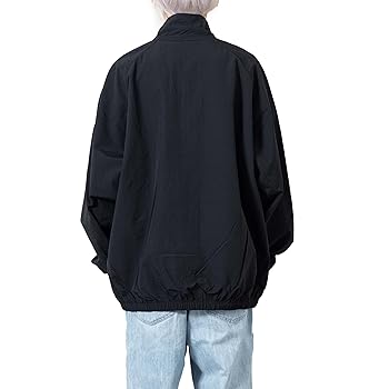 Natural Lag ナイロンジャケット　Mサイズ Amazon | トレーニングジャケット ルーズシルエット オーバー