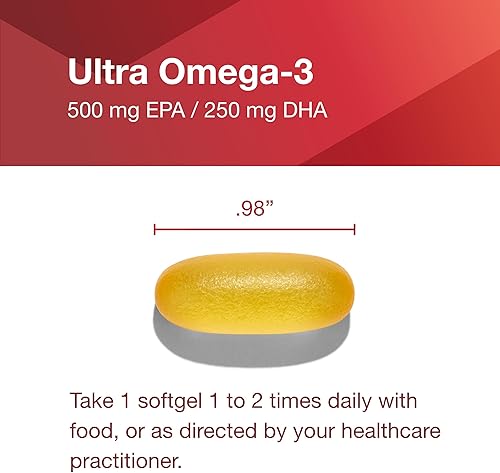 Miniatura 7 de Protocol Ultra Omega-3-500mg EPA y 250mg DHA - Aceite de pescado para apoyo cerebral, salud del corazón y sistema nervioso* - Suplemento Omega EPA