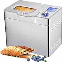 Macchina Per Il Pane Automatica 550W - 25 Programmi, 3 Formati (500g/750g/900g), Acciaio Inox - Foto 5