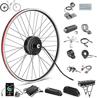 BAFANG 48V 500W/750W Rear Hub Motor for 20"/26"/27.5"/700C Rear Wheel Bike,Ebike Conversion Kit with Battery & Display Options