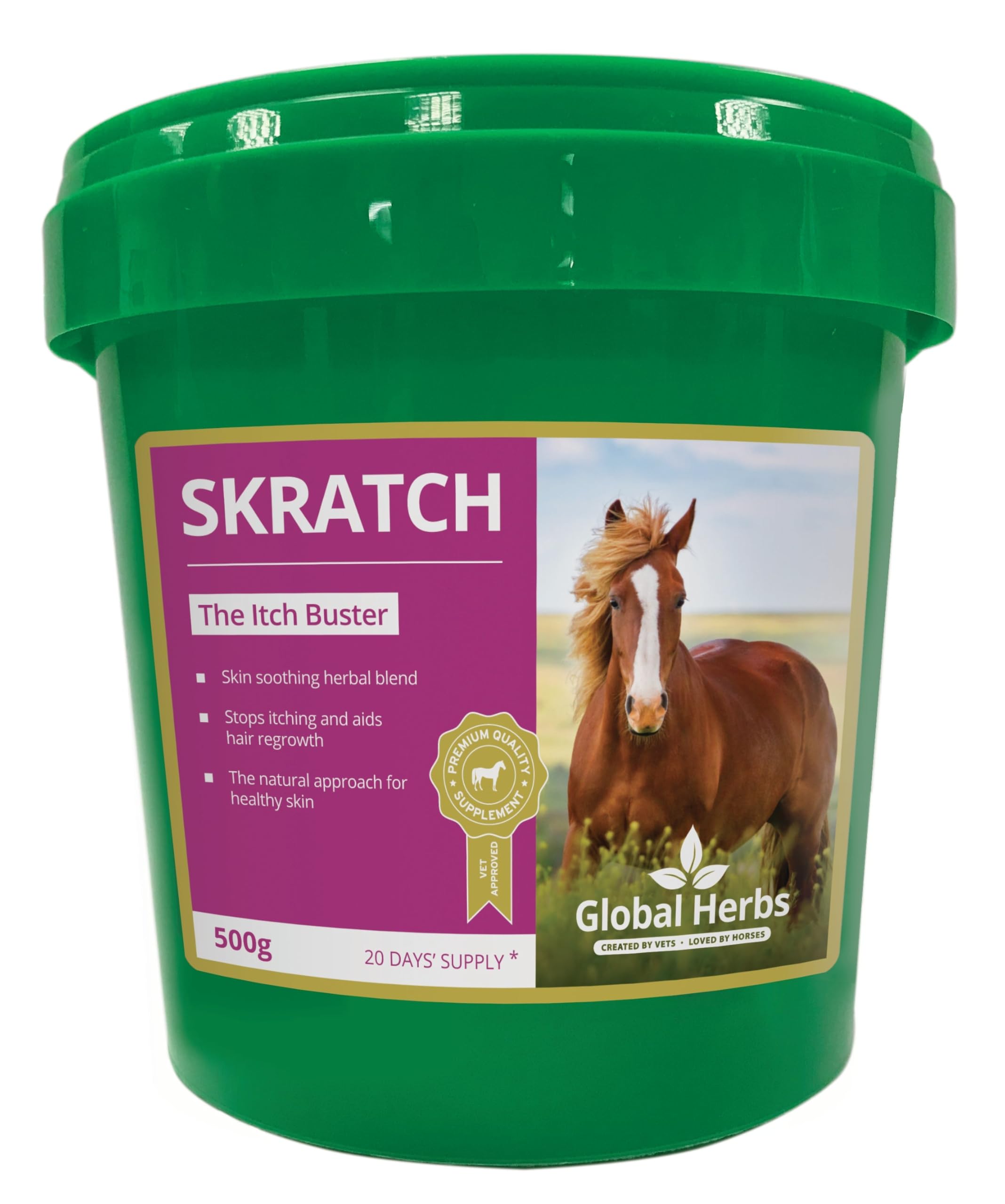 Skratch Equine Seasonal Itch & Skin Comfort Support Powder 1kg