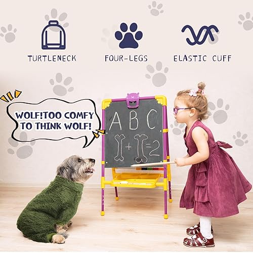 Miniatura 5 de Pijama de 3 piezas para perros pequeños, ropa para cachorros, abrigos de invierno para perros, pijamas elásticas para perros, overol esponjoso para