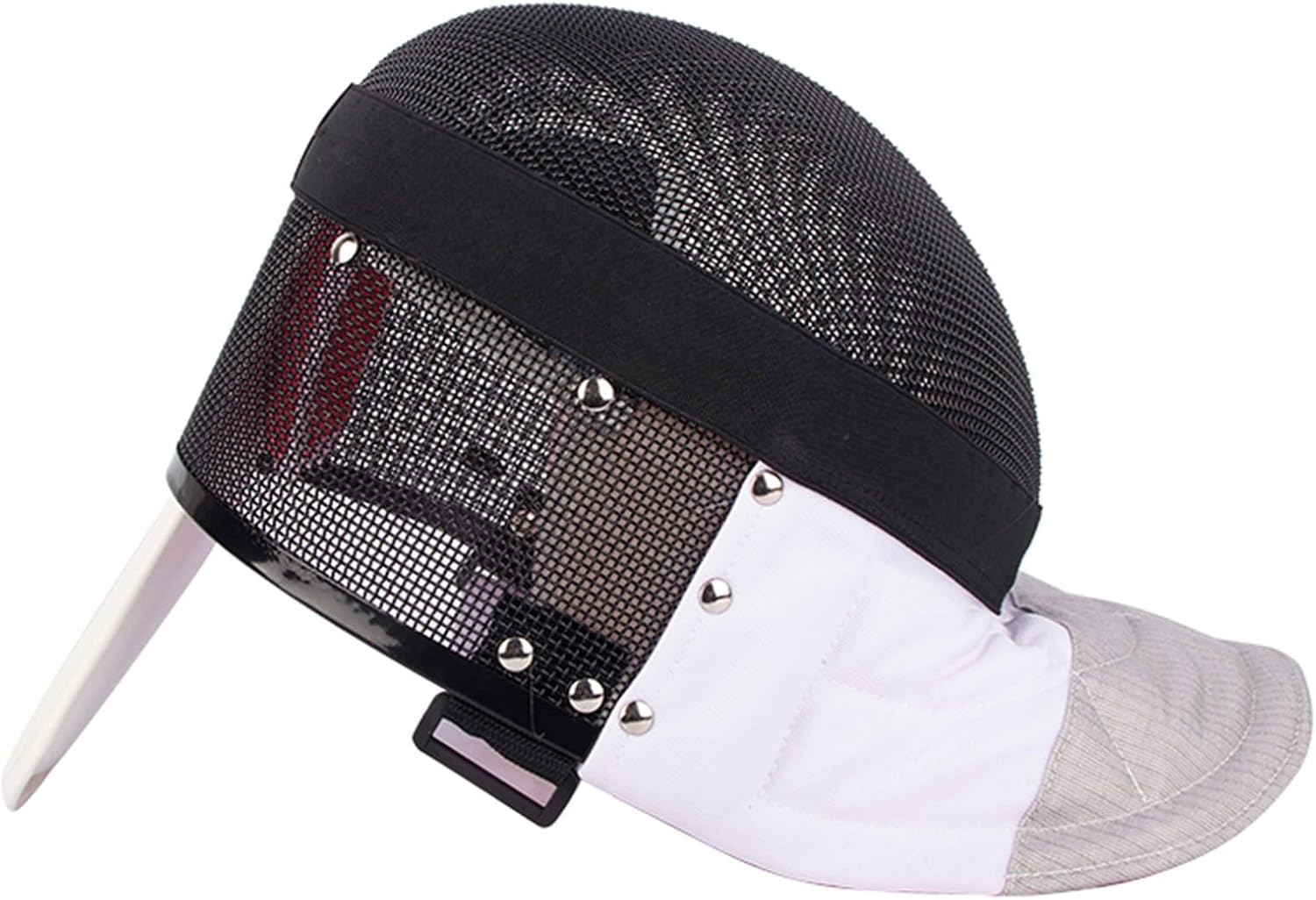 Professional Fencing Mask, Unisex Fencing Helmet Made of Steel Mesh, Suitable for Daily Practice and Competition in Foil, Épée, and Sabre Events(XL,FOIL 900N_REMOVABLE)