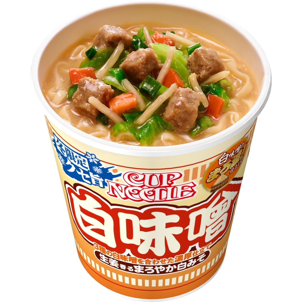 Amazon.co.jp: カップヌードル 白味噌 [生姜香るまろやか白みそ] 日清
