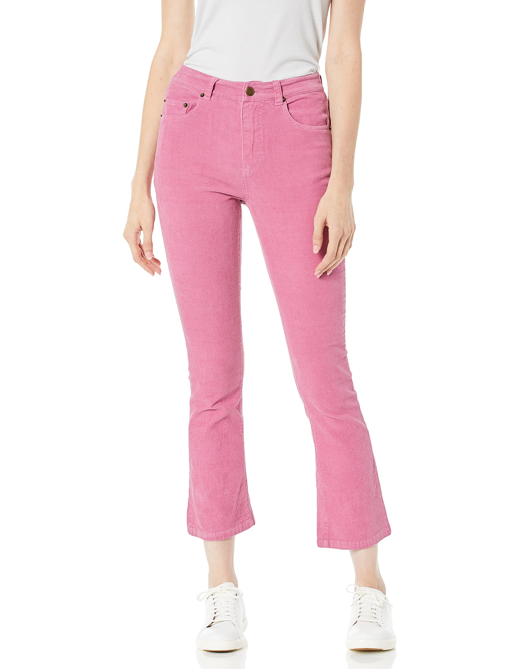 Pam & GelaWomen's CROP SLIM FLARE Pants