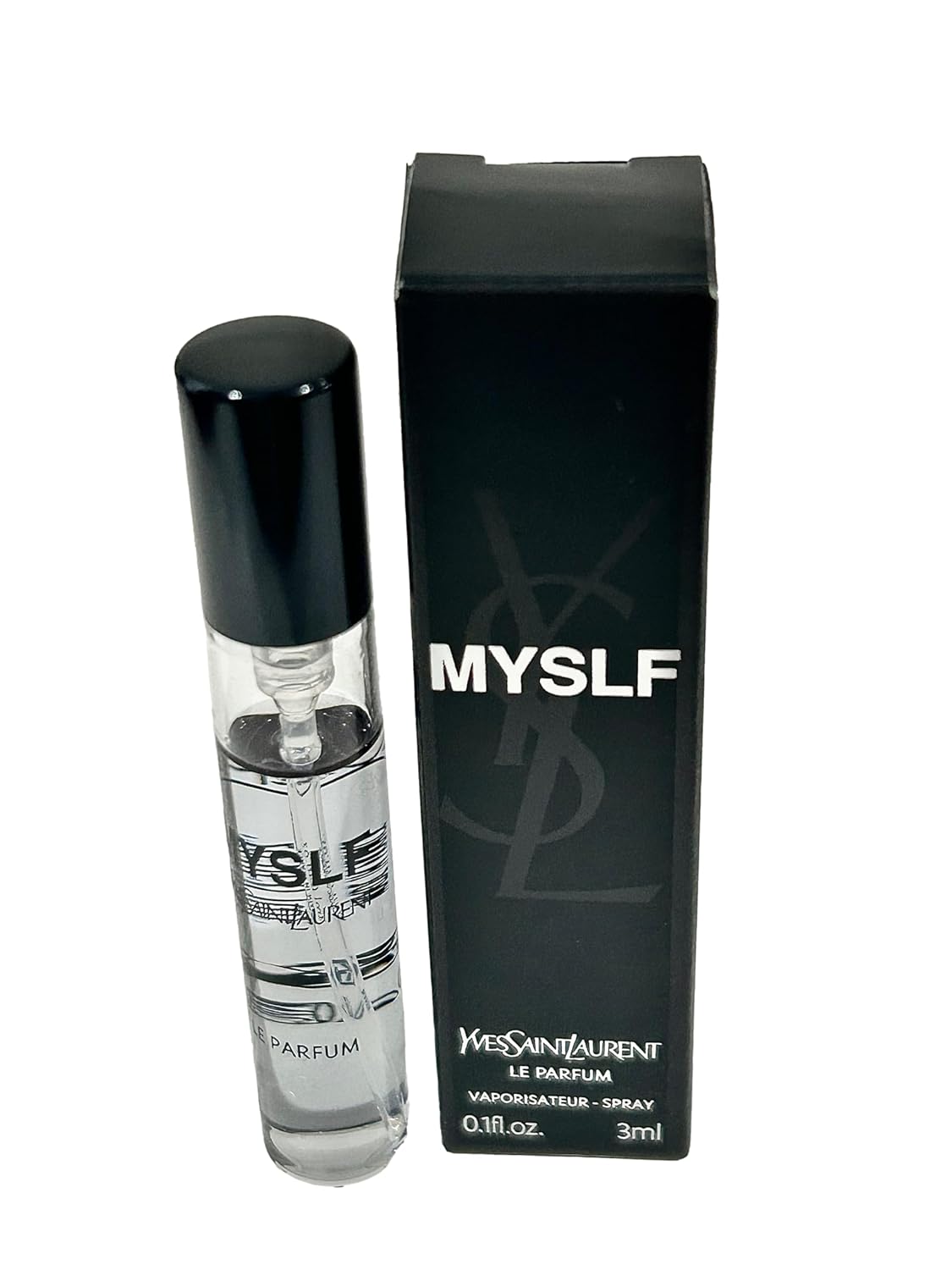 Yves Saint Laurent YSL MYSLF LE PARFUM Men SAMPLE SPRAY Perfume MINI SMALL TRAVEL SIZE 3 ml / 0.1 Fl oz - Image 2