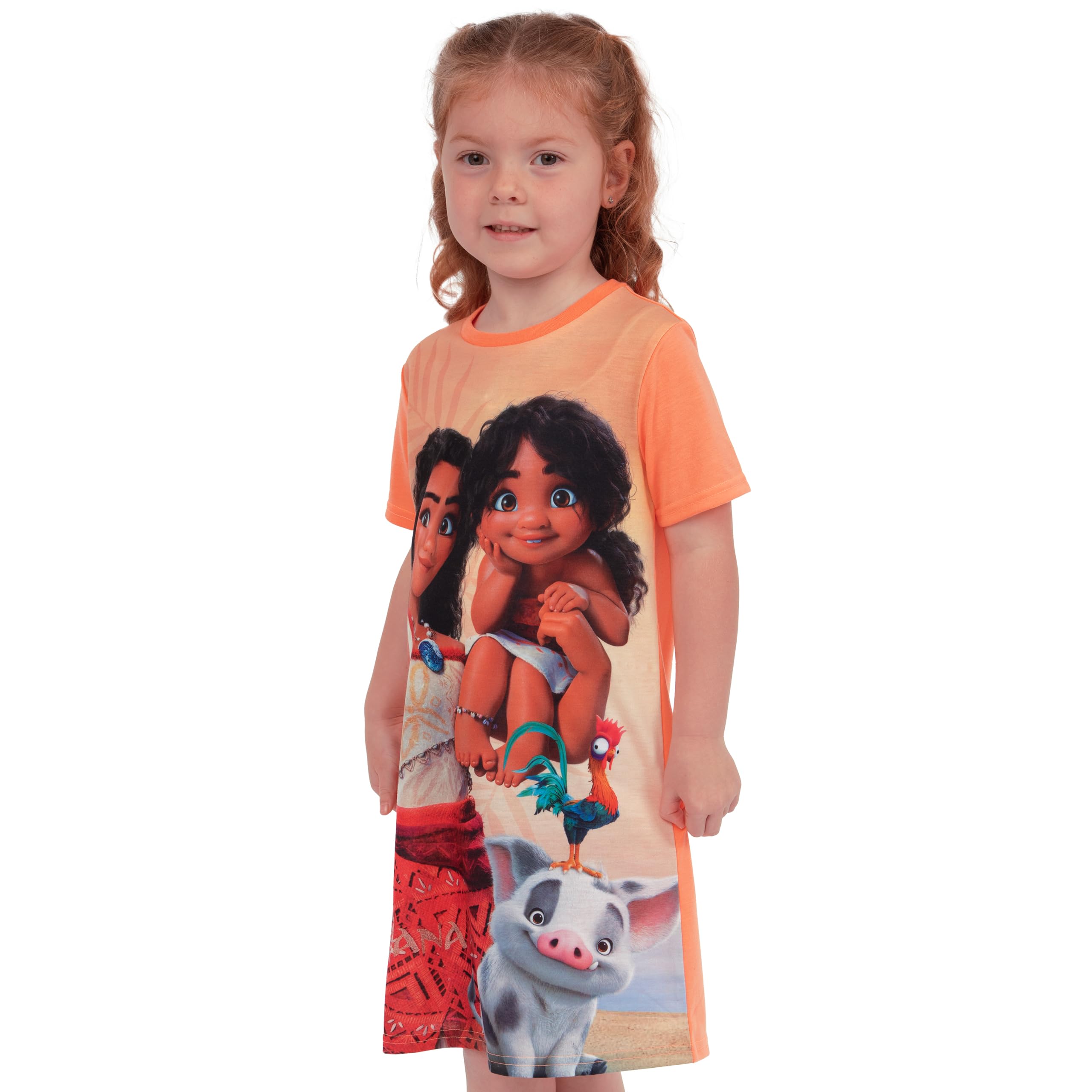 Disney Chemise De Nuit Fille | Pyjama Fille Moana 2 | Chemises De Nuit Fille Manche Courte