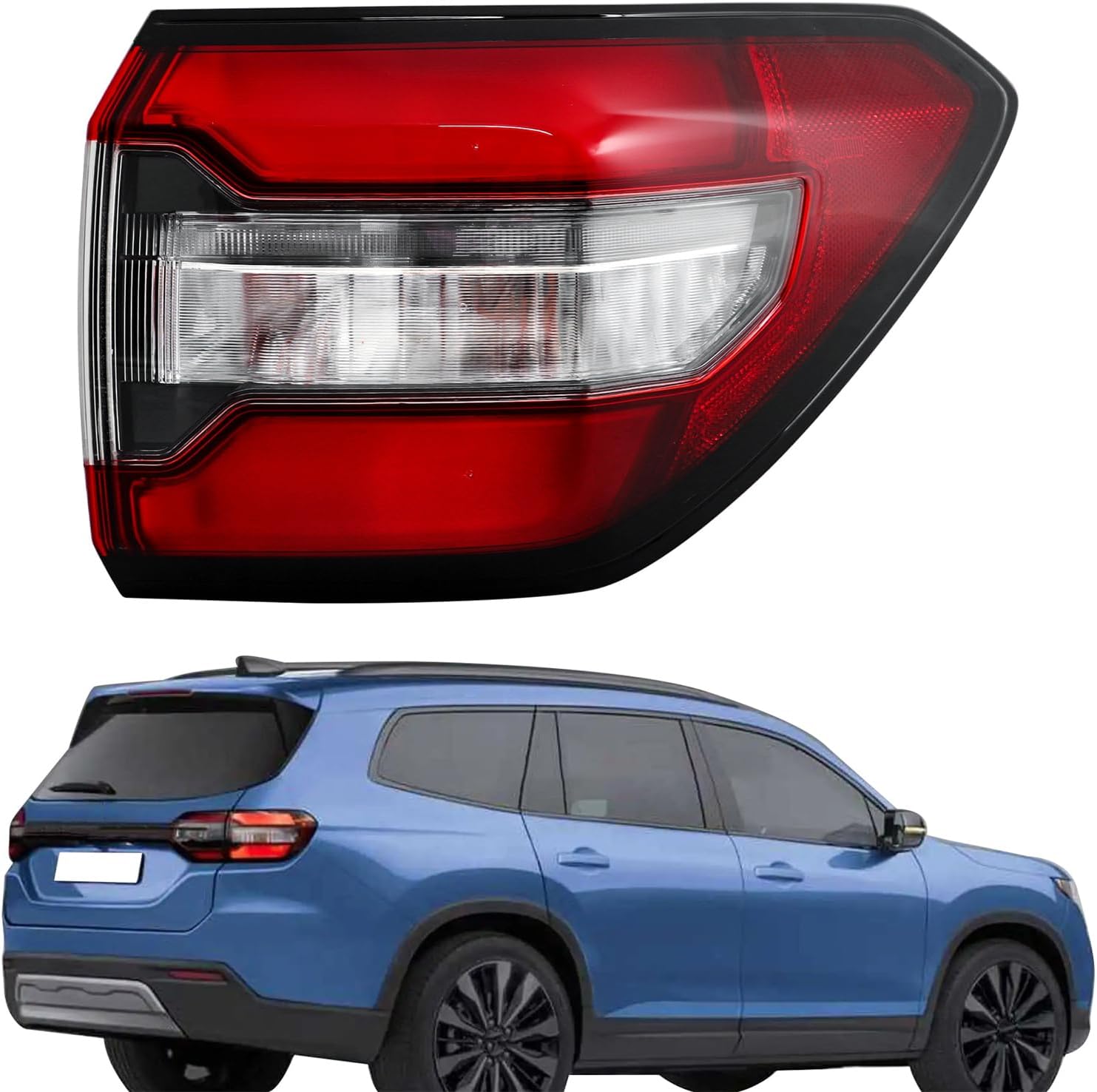 labwork Right Tail Light Replacement for Honda Pilot 2023 2024 2025 Passenger Side Rear Lamp 33500-T90-A01