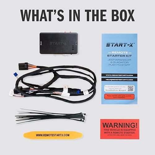 Miniatura 7 de Start-X Arrancador remoto para Jeep Wrangler y Gladiator Push to Start (todos los ajustes) 2018-2024 Plug & Play  Bloqueo 3X para arranque remoto