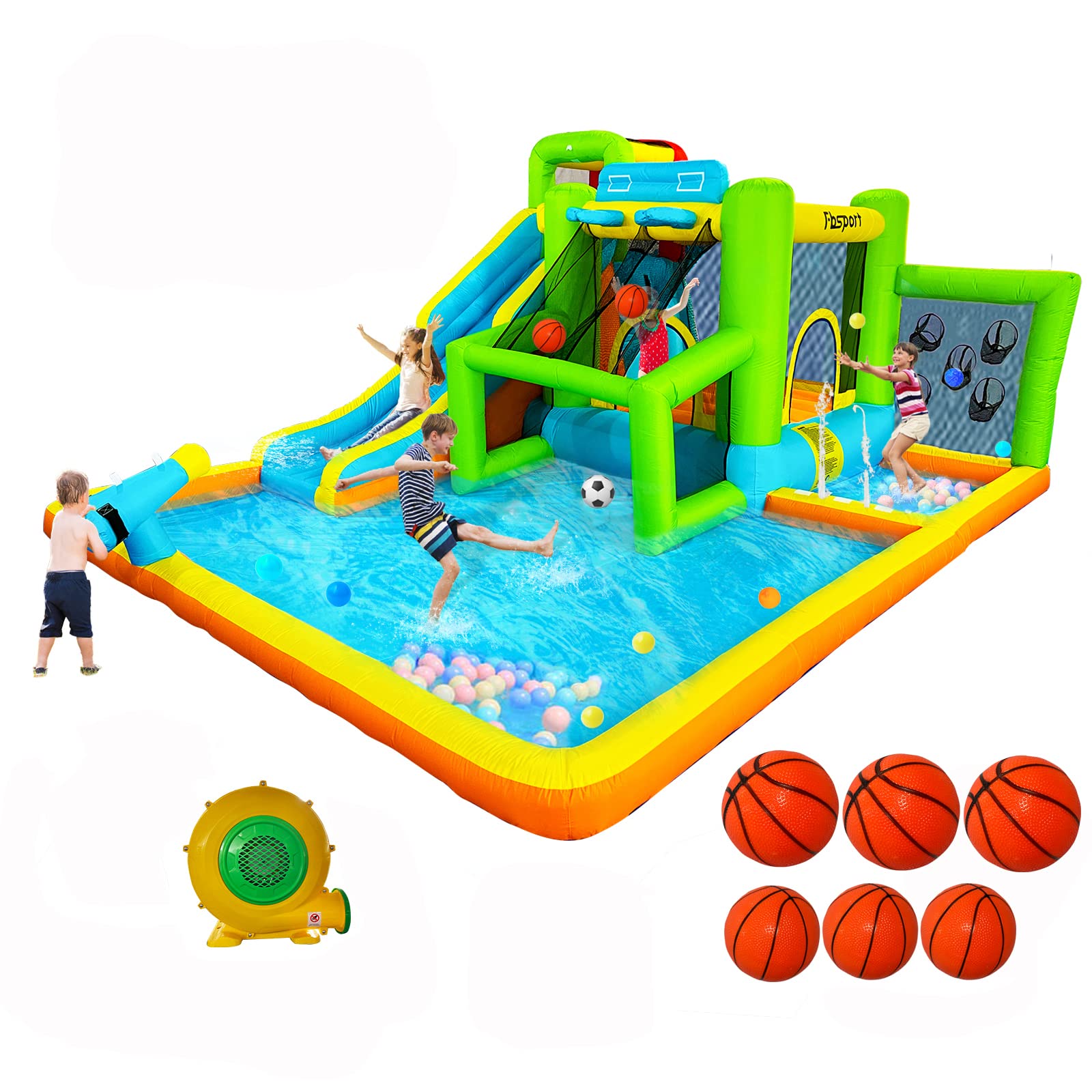 エアー遊具　トランポリン　滑り台 エアー遊具 トランポリン 滑り台 - メルカリ