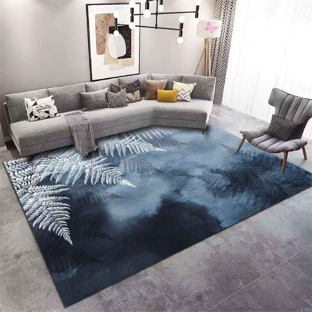 Tapis garçon chambre 200x200cm rectangulaire bleu moquette intérieure pas cher pour appartement