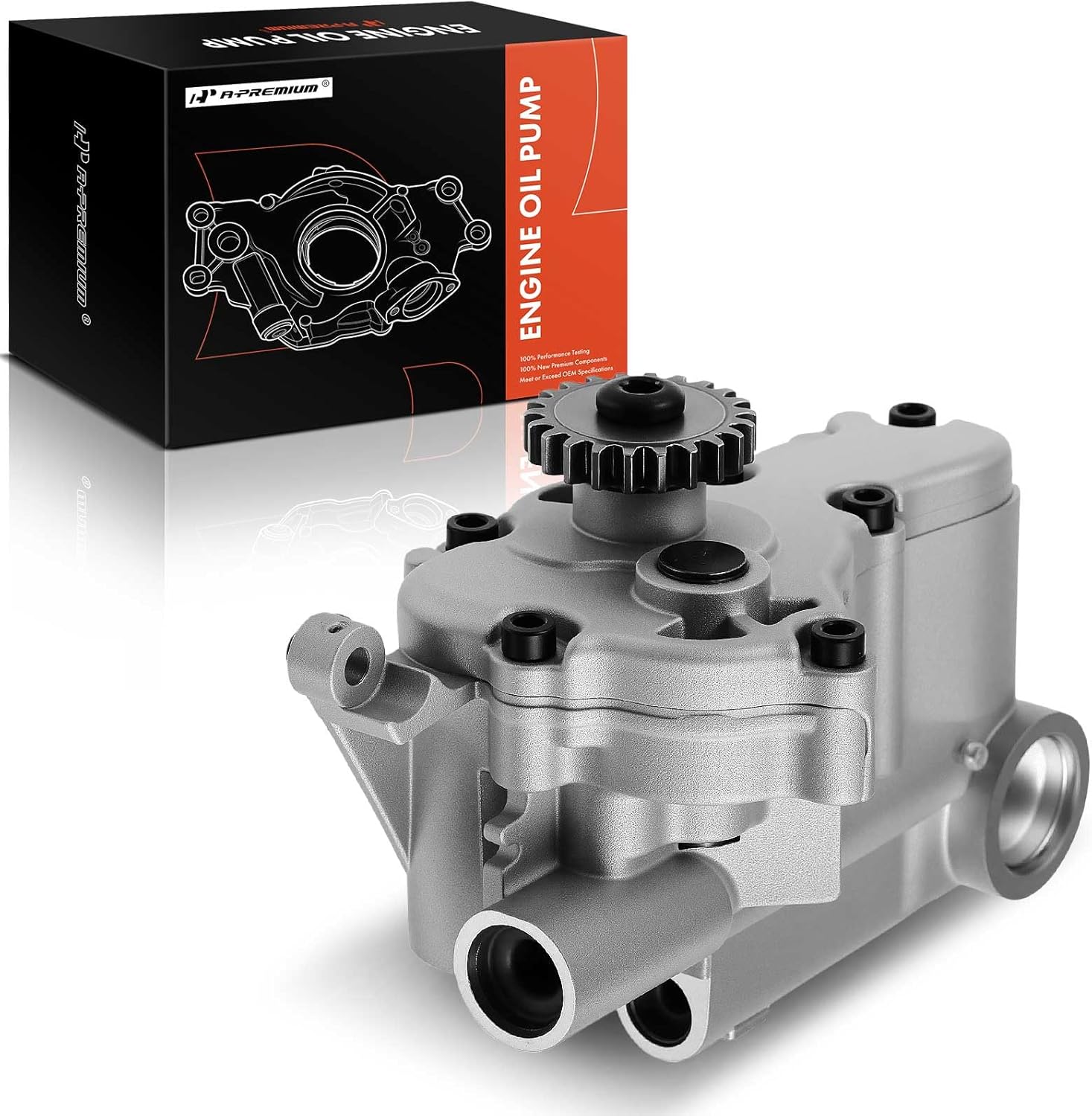 A-Premium Engine Oil Pump Compatible with Volkswagen Jetta/Passat 2008-2010, Tiguan, Beetle, CC, Eos, GTI & Audi A3, Q3, TT, A3/Q3/TT Quattro, 2.0L