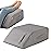 MEGCXIT Leg Pillow Elevation Blood Circulation, Leg Wedge for Elevation for Swelling, Leg Elevating Pillow for After Surgery, Memory Foam Foot Knee Pillow for Back Sleeping 24228 Inch Grey