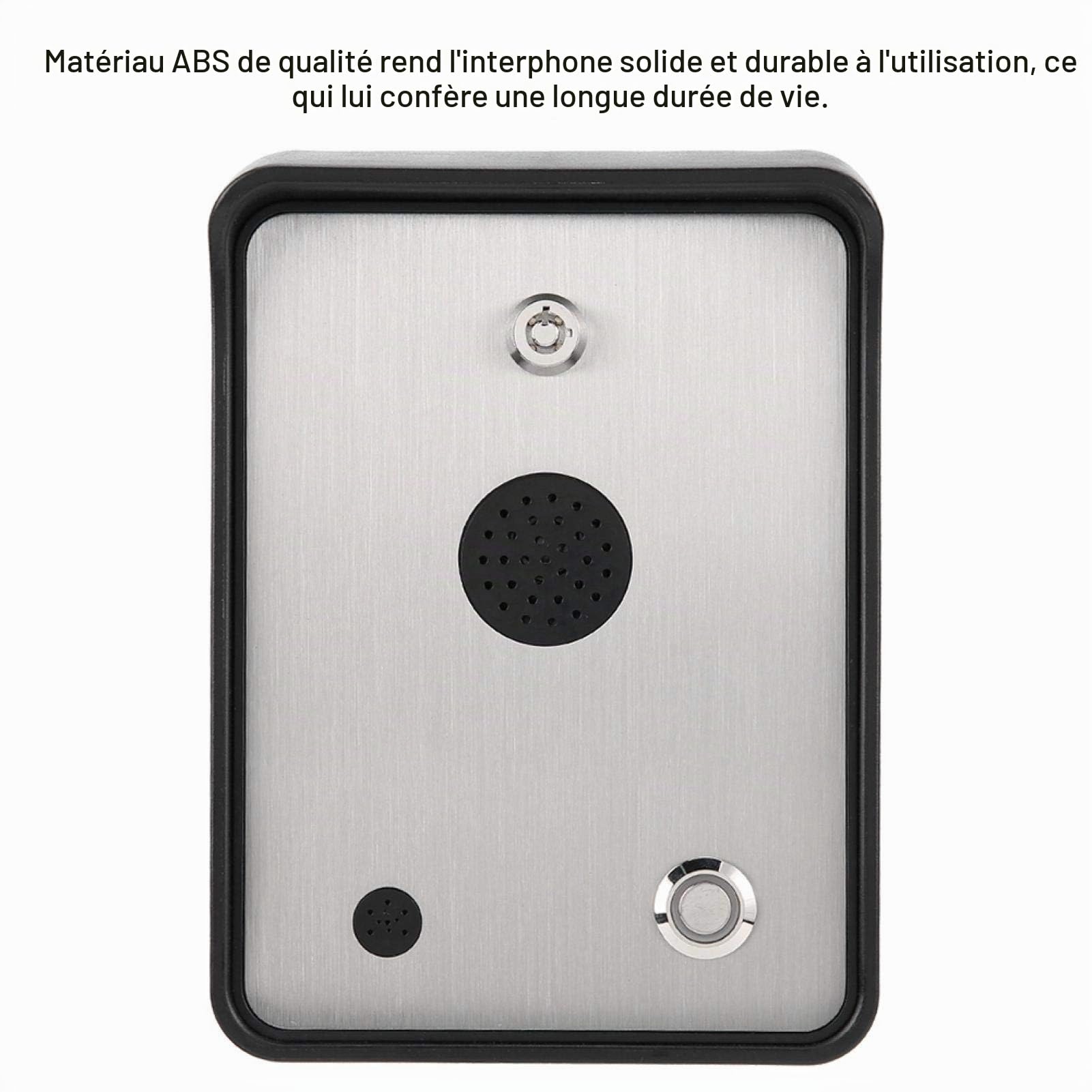 Interphone Audio GSM Professionnel et Multifonctionnel pour Contrôleur D'accès D'ouvre-porte et de Porte de Maison Unique