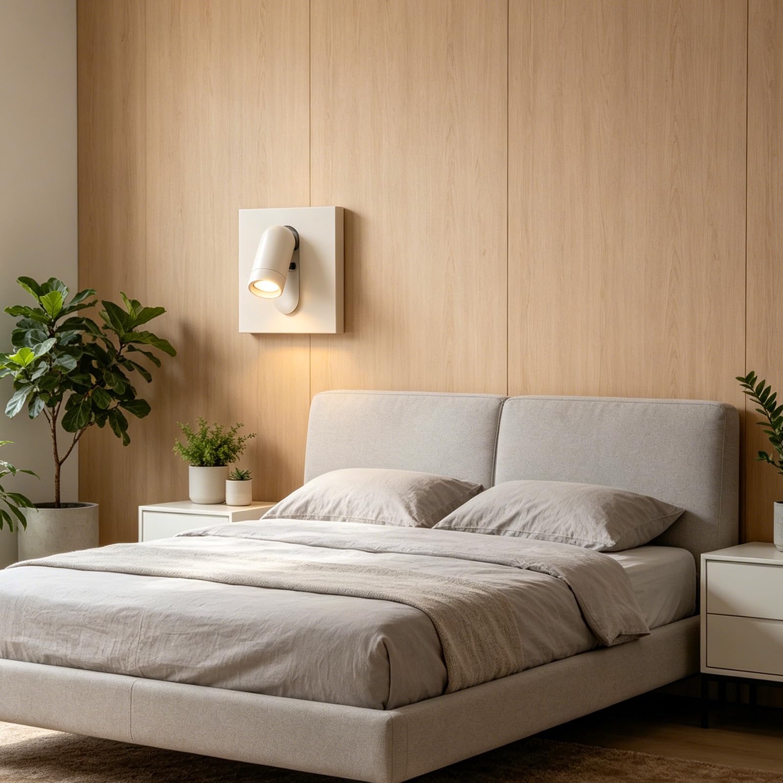 Lámpara de pared interior ideal para lectura nocturna en el dormitorio 8
