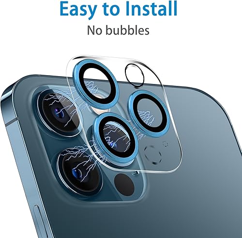 Miniatura 87 de 3 Pack Tempered Glass Camera Lens Protector for iPhone 12 6.1", Ultra HD, 9H Hardness, Anti-Scratch, Case Friendly, Easy to Install