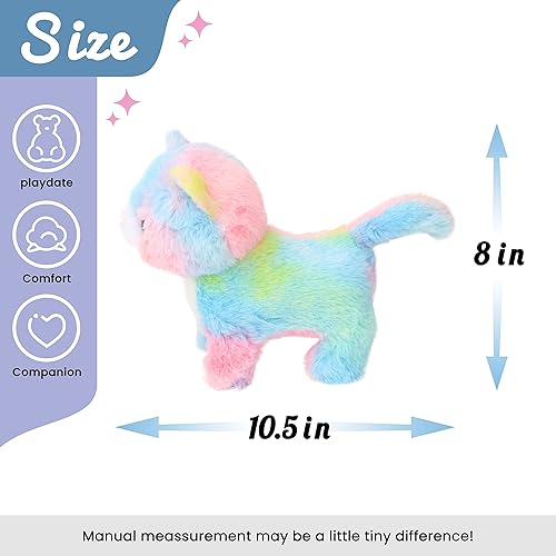 Miniatura 2 de Hopearl Walking Cow - Juguete electrónico interactivo para canto para mascotas, correa de control remoto, animado, musical, asintiendo con la