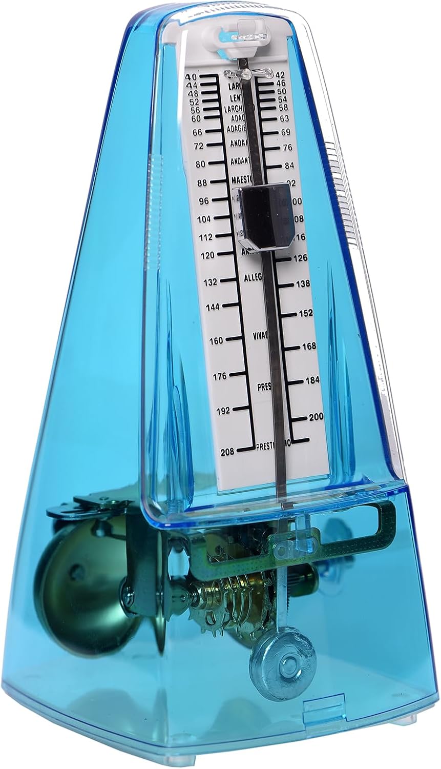 Mechanical Metronome with Loud Bell Ring for Piano Guitar Violin Bass Drum Home