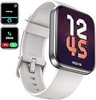 Vista 3 de aeac Paquete de 2 relojes inteligentes (negro + blanco) reloj inteligente 2024 para hombres y mujeres