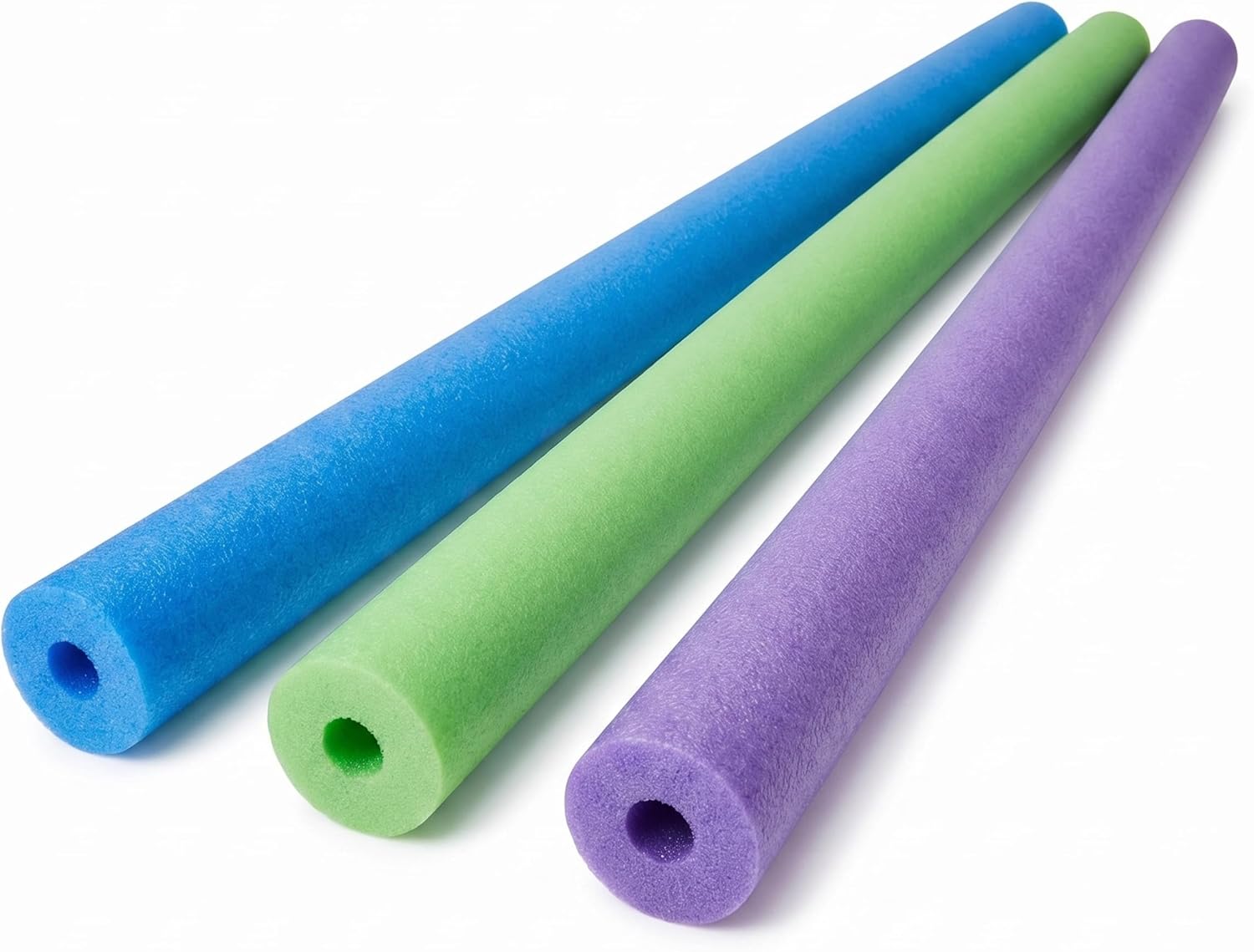 Pool Noodles Jumbo 3-Pack Jumbo Pool Noodles Foam - 59 Inch Large Hollow Swim for Play Exercise Games Red/Yellow/Orange