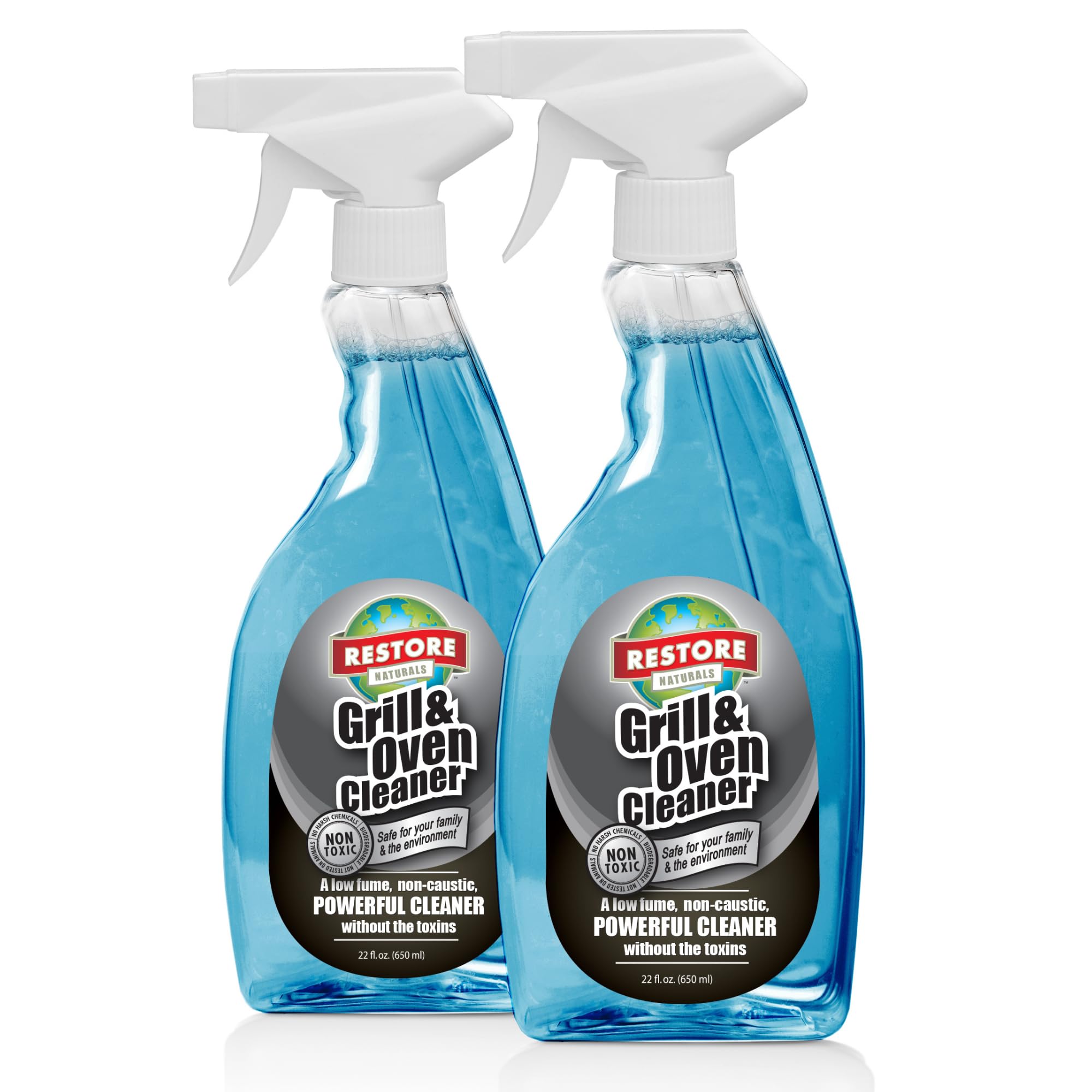Restore Naturals Grill and Oven Cleaner - 22 Fl Oz - Non-Toxic