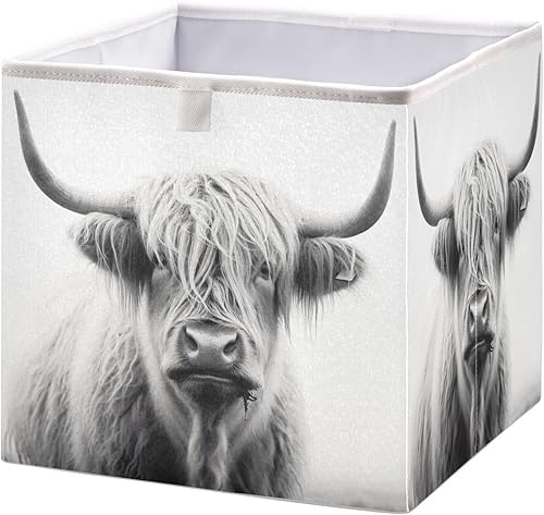 WELLDAY Cesta de almacenamiento plegable Western Desert Cowboy de 15.8 x 10.6 x 7 pulgadas, cubo de almacenamiento para decoración del hogar, cestas