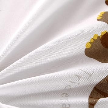 MAG White Dinosaure Standard Pillowcases Set of 2, 20 * 26 Pillow Cover for Kid,Boy,Teen.