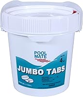 Vista 2 de Pool Mate Pestañas de cloro (4 libras) + HTH Shock Advanced Piscina Química (paquete de 6)