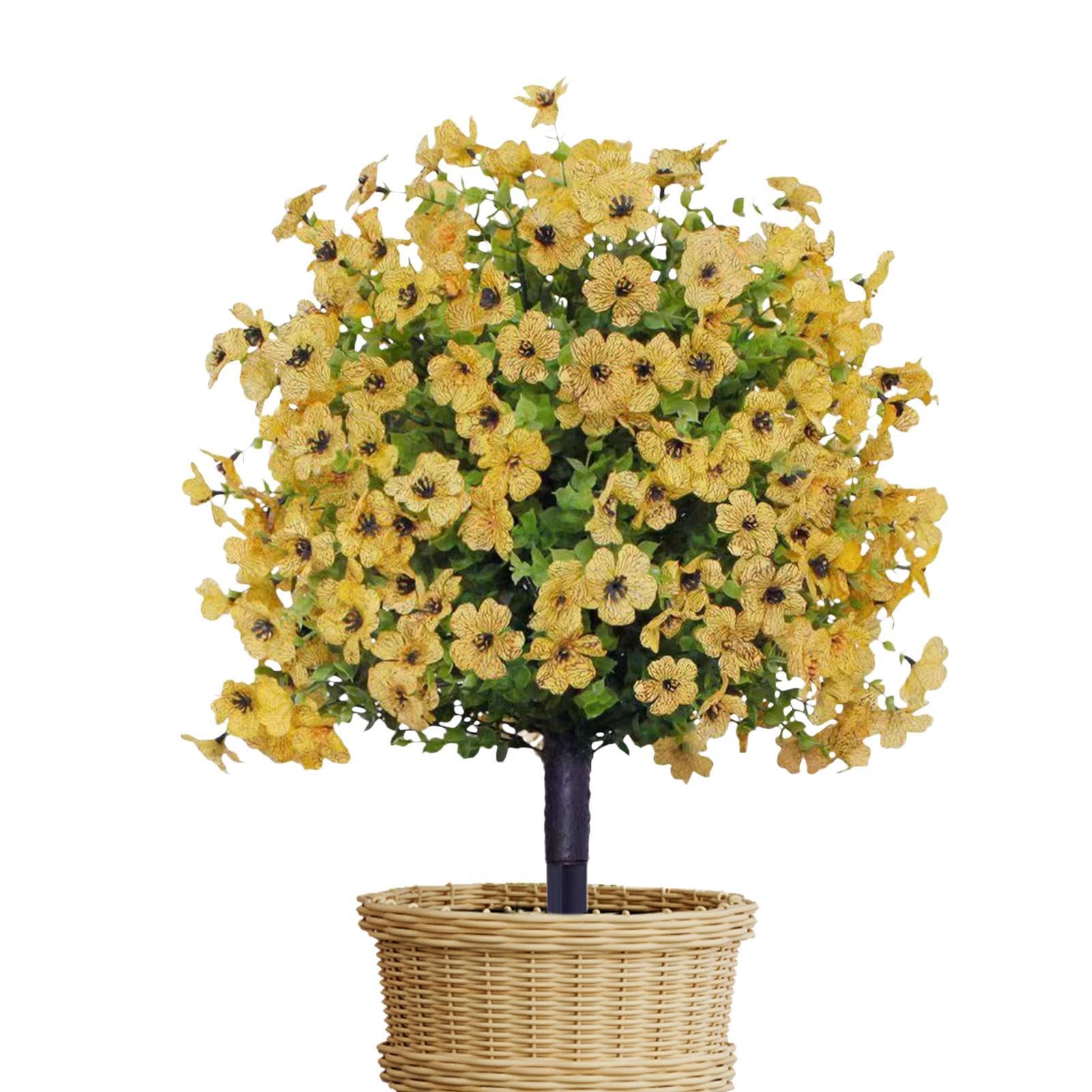 Eucalyptus violet artificiel pour embellir le jardin et décorer le patio