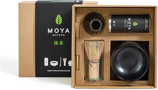 Moya Matcha Set: Premium Bio Matcha Tee mit Zubehör für Zeremonie