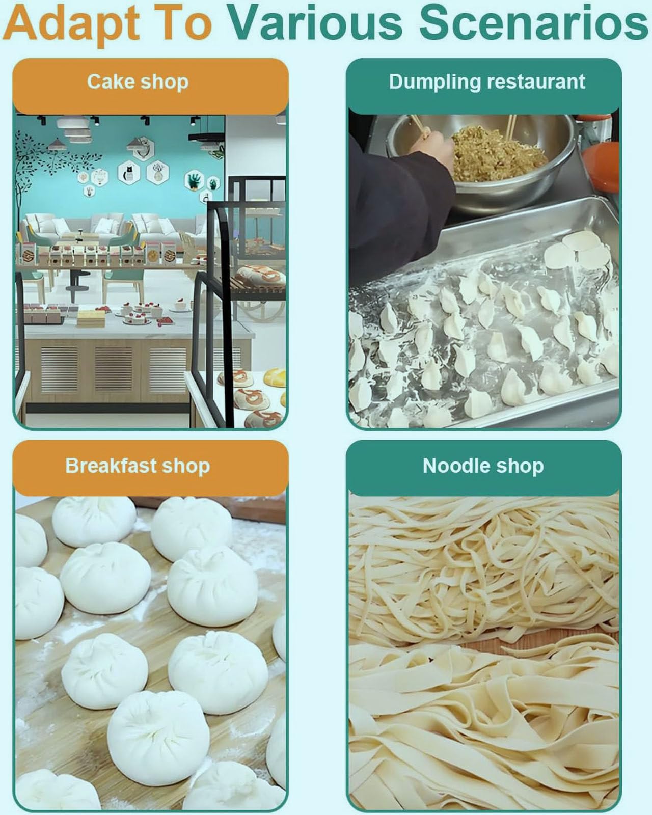 Impastatrice a Spirale Commerciale da 5 kg/8 kg con Doppia Rotazione, impastatrice elettrica per impieghi gravosi per panetteria, Ristorante, Pizzeria e Uso Domestico 5KG
