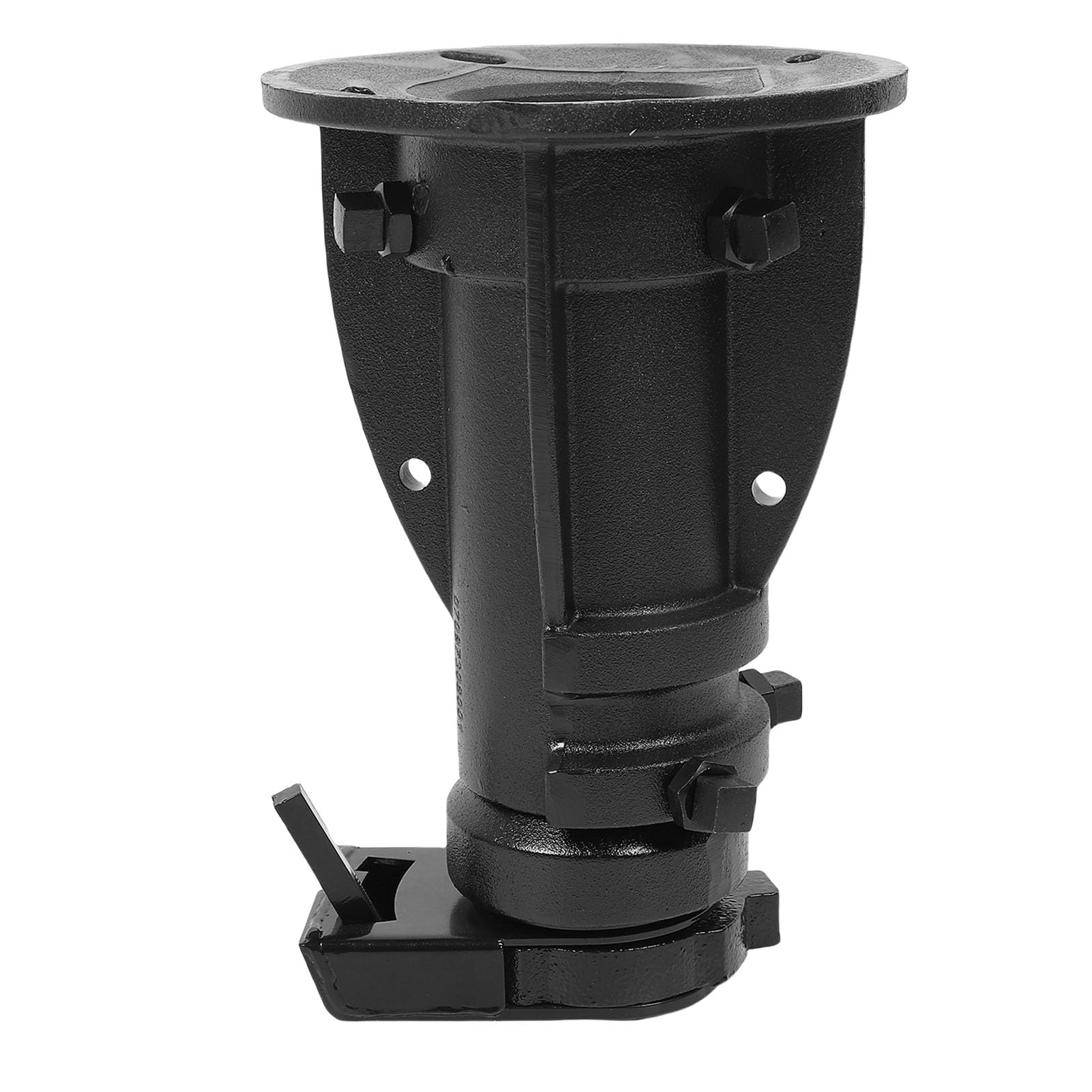 RiToEasysports Regulowany Adapter Siodła na Gęsiej Szyi, Siodło z amortyzacją ze Stali Stopowej na Adapter Gęsiej Szyi, wysokość od 12 do 16 Cali, 20000 Funtów, do Przyczepy Kempingowej RV