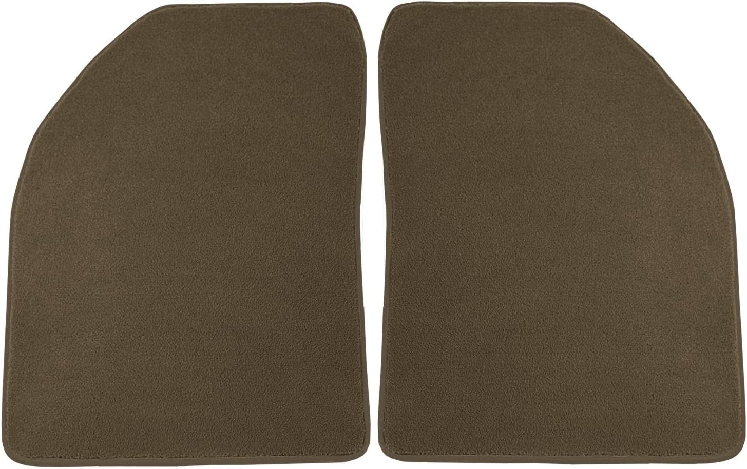 Coverking Front Custom Fit Floor Mats for Select Ferrari 512 TR Models - 40 Oz Carpet (Oak)