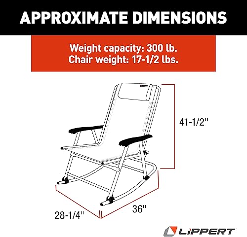 Miniatura 2 de Lippert Components 2021123284 Stargazer - Mecedora para exteriores - Arena