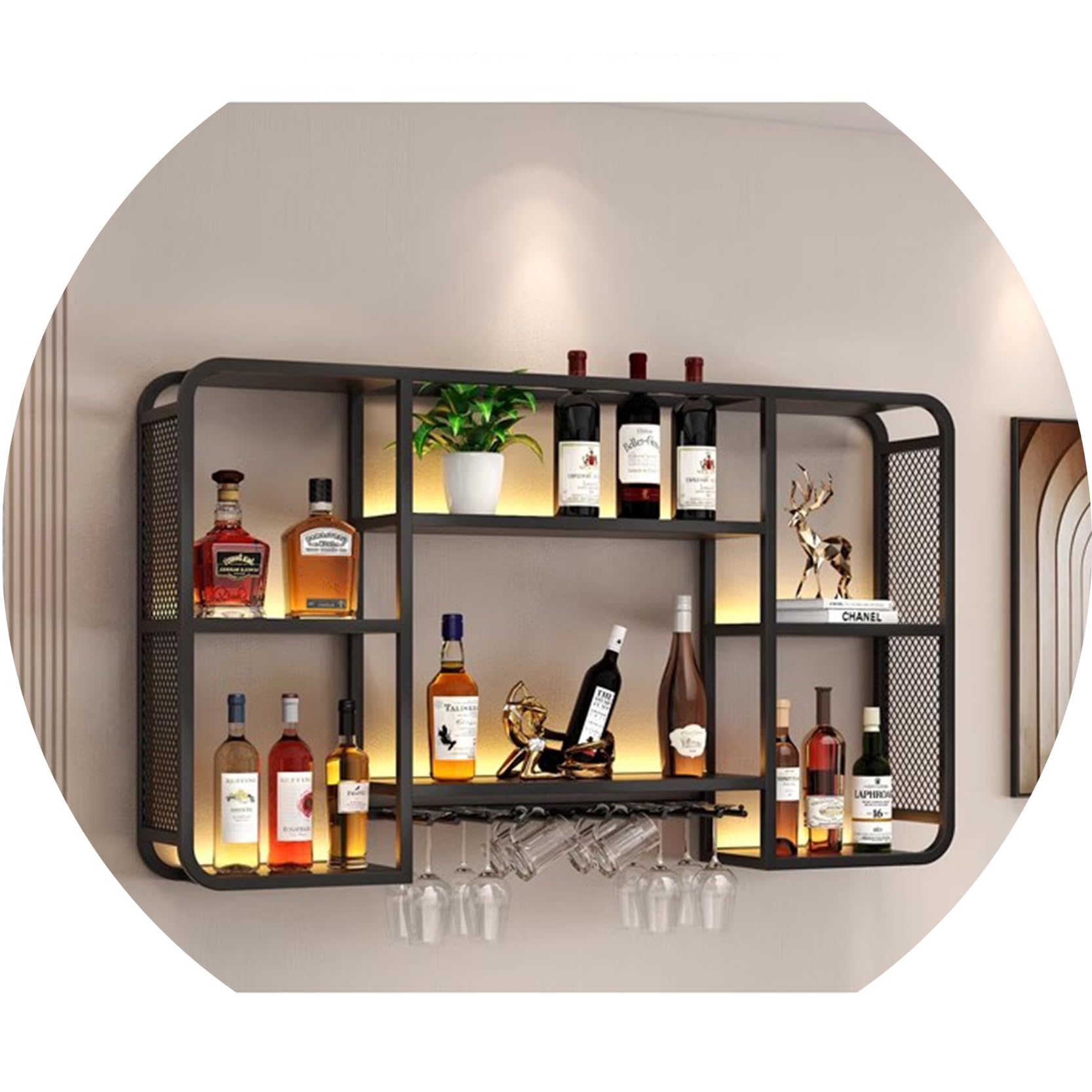Étagère flottante pour bar et cuisine : créez votre bistrot