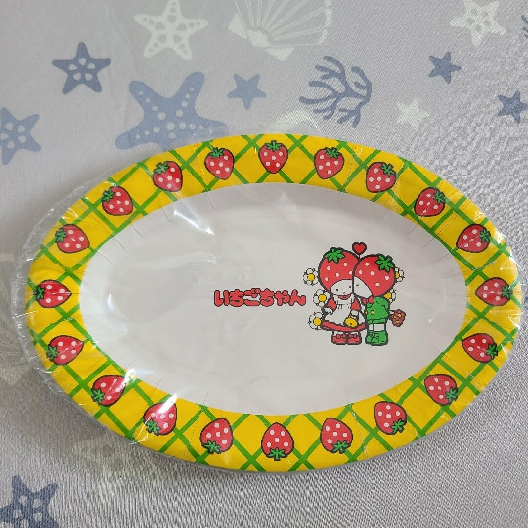 昭和レトロ いちごちゃん パーティーセット Amazon.co.jp: いちごちゃん 昭和レトロ レトロポップ 紙皿 5枚セット