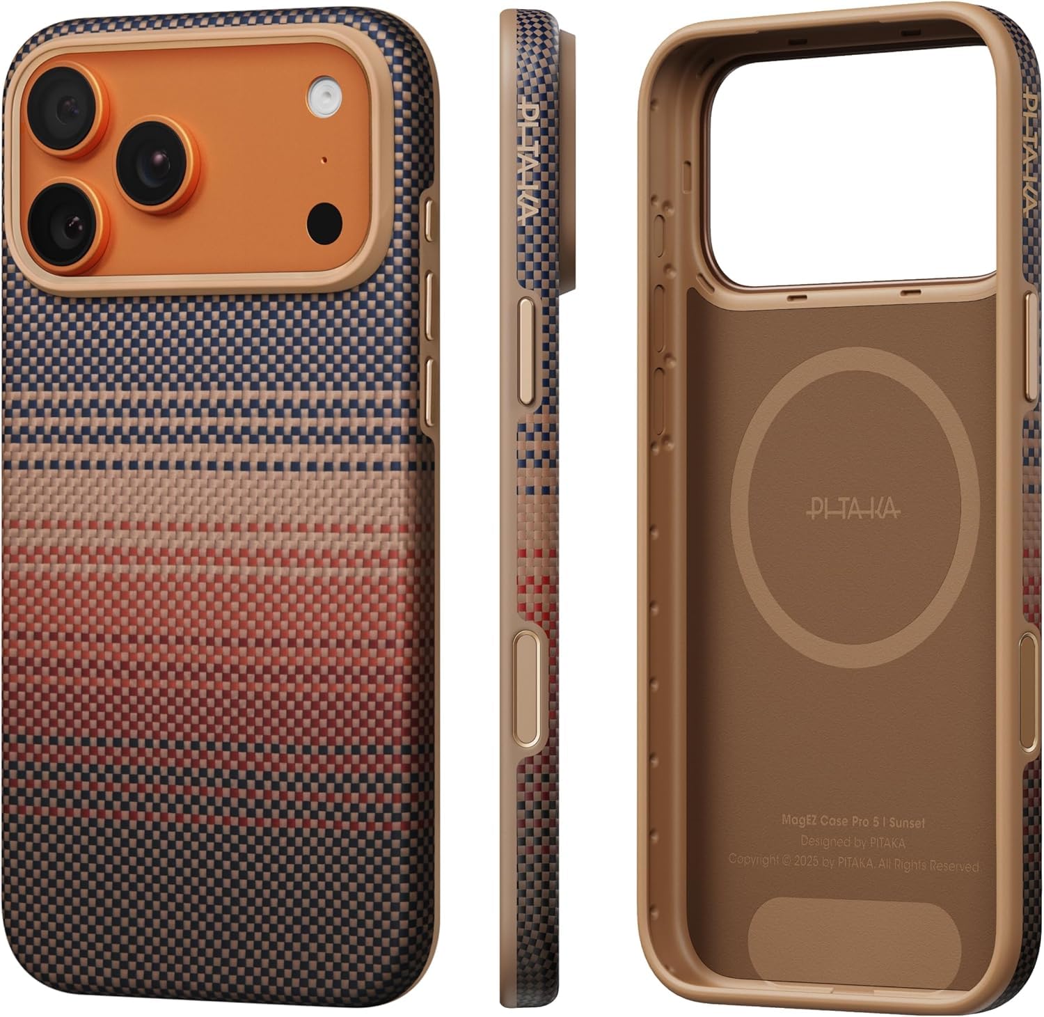 PITAKA UltraGuard Aramid Fiber Woven Case for iPhone 17 Pro Max