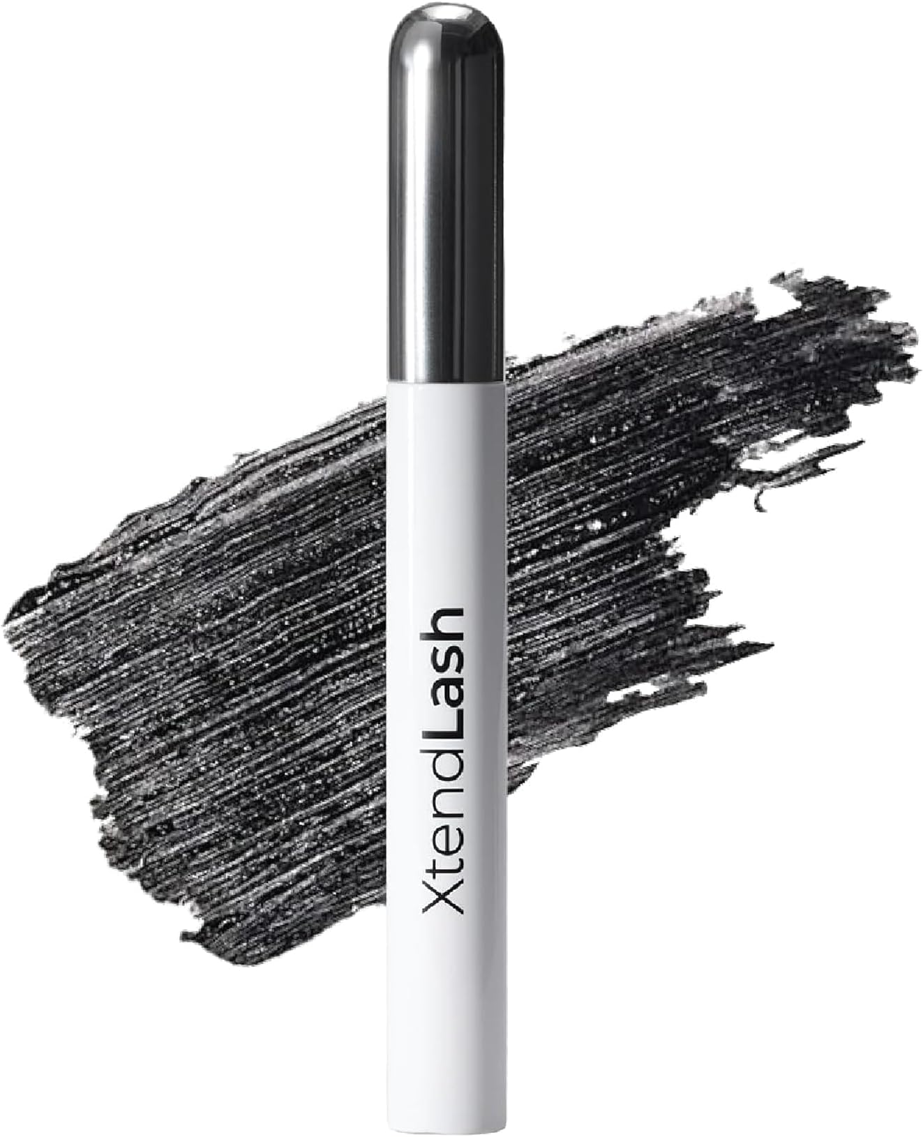 XtendLash Tubing Mascara - Black - Tubular Lengthening, Volume & Curl - High Definition Lashes - Smudge Proof Water Resistant - Flake Free Glossy Buildable Eye Makeup - Vegan & Cruelty Free