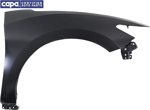 Miniatura 7 de Evan Fischer Guardabarros delantero compatible con Nissan Maxima 2016-2023 acero imprimado lado pasajero CAPA