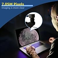 Vista 4 de SVBONY Cámara de astrofotografía SV205, sensor IMX415 de 1.25" 7.05MP IMX415, cámara de telescopio USB3.0 CMOS, ocular de telescopio electrónico