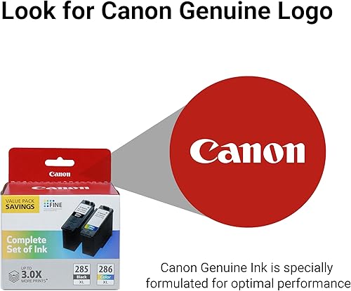 Miniatura 4 de Canon Paquete económico de tinta original PG-285 XL / CL-286 XL (2 cartuchos), compatible con TR7820, TS7720/7722