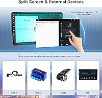 Vista 8 de Radio de coche Carplay 2G+64G para Toyota Corolla 2009 2010 2011 2012 2013, Rimoody estéreo de coche Android Android auto GPS WiFi pantalla táctil