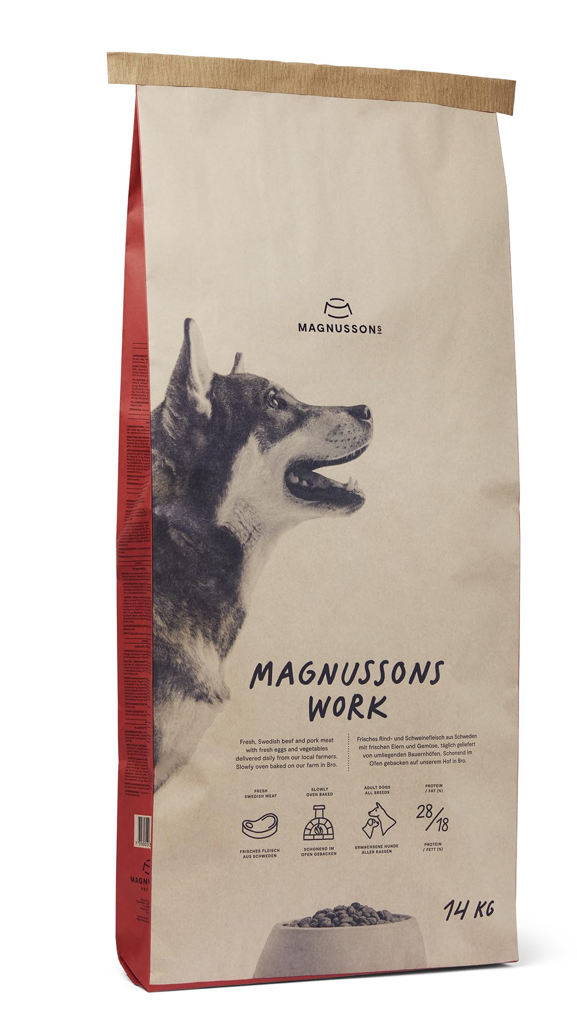 MAGNUSSONs Magnusson Meat & Biscuit Work, 1er Pack (1 x 14 kg)