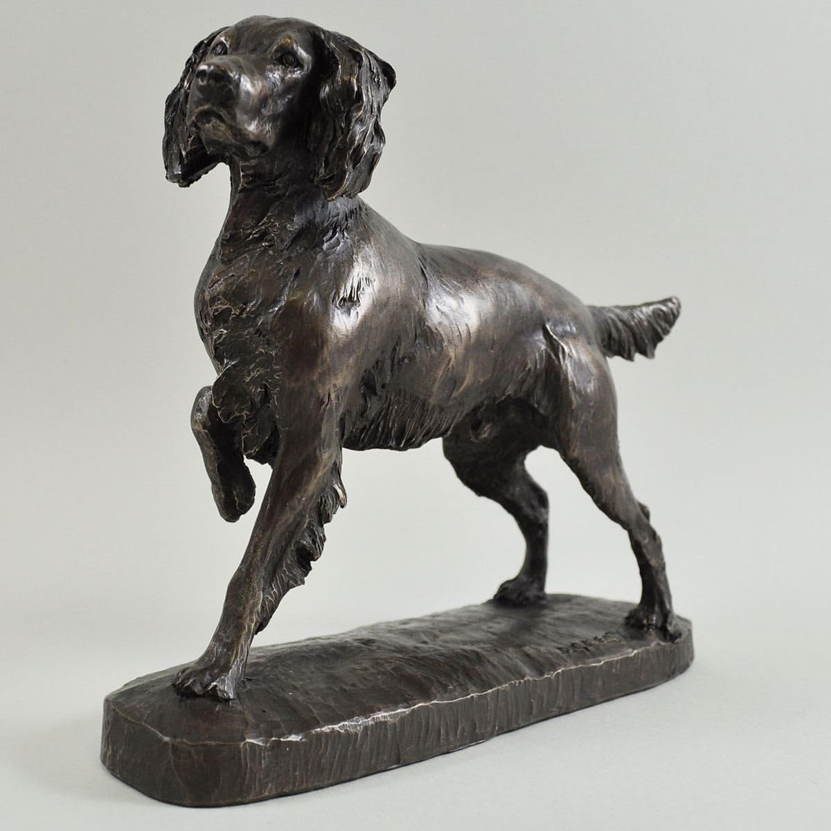 Springer Spaniel Cold Cast Bronze Sculpture by David Geenty