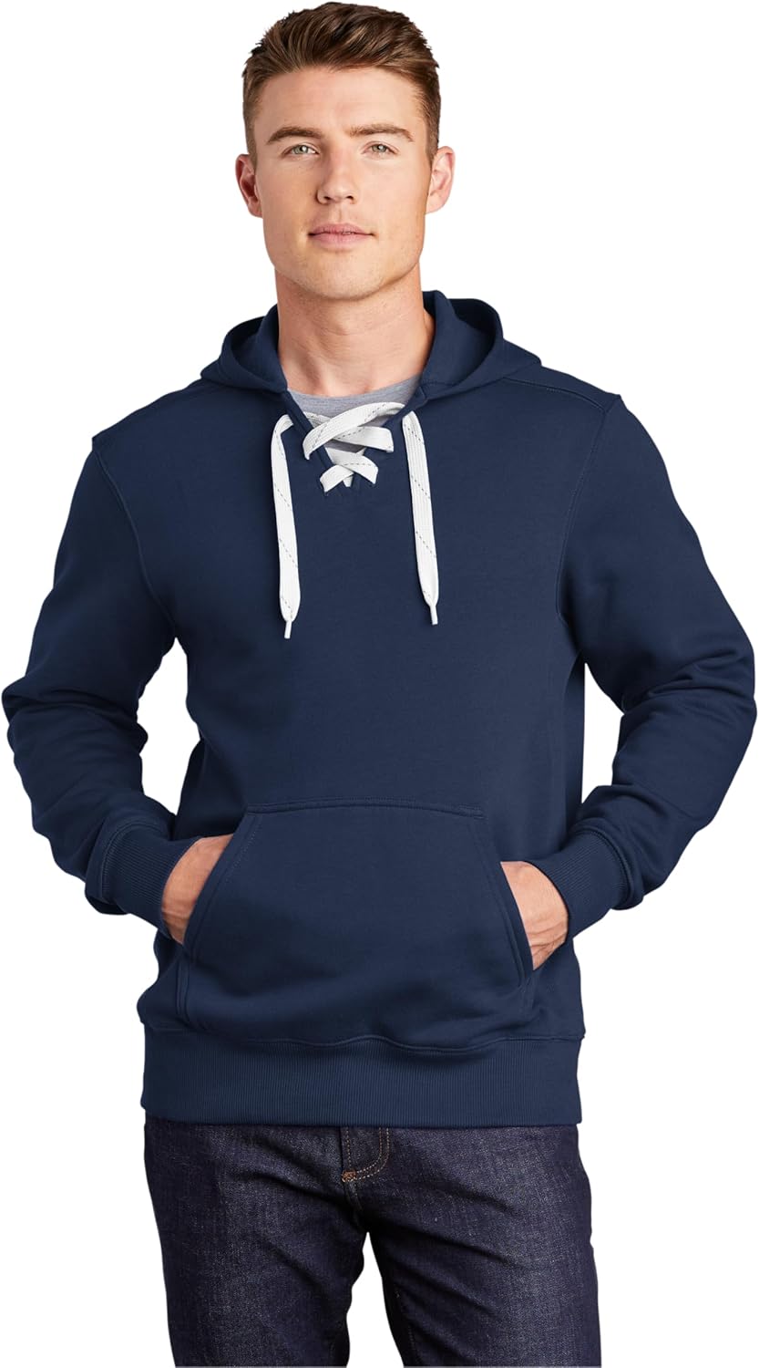 SPORT-TEK Unisex Lace Up Pullover Hooded Sweatshirt