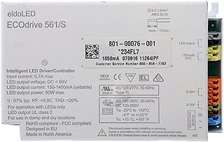 EldoLED ECOdrive-561/S LED Driver/Controller, 60-Vdc @ 150-1400mA, 50W, 120/277V