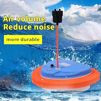 GOYOJO 5 Hours Scuba Diving Ventilator System with Mask Mount, Equipment Toys Floating Air Pump/Tank 10M Telescopic Pipe & Breathing Regulator 57 Liters/min for Underwater Snorkeling